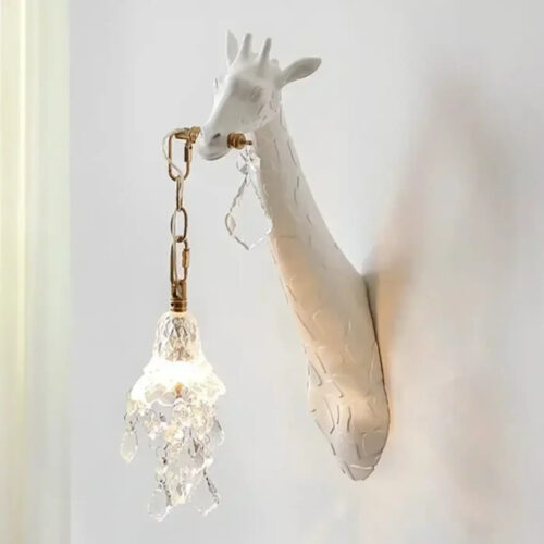 applique-murale-animal-tete-girafe-blanche-blanc-tete-mur-lampe-143 Applique Murale | GIRAF