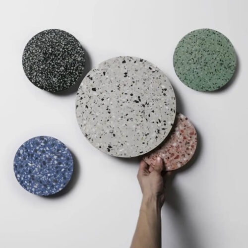 applique-murale-circulaire-led-texture-granite-colore-a-motif-122 Applique Murale | GRANI