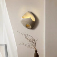 applique-murale-cocon-pierre-beige-eclaire-sculptural-mur-540 Applique Murale | COCON