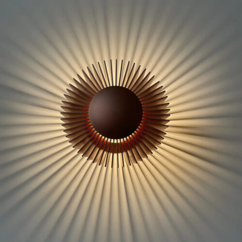 applique-murale-design-soleil-disque-central-noir-decoratif-mur-sombre-111 Applique Murale | SOLI
