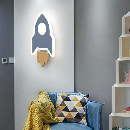 applique-murale-fusee-chambre-enfant-forme-fusee-mur-lumiere-498 Applique Murale | FUSEE