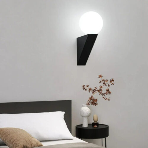 applique-murale-minimaliste-leffet-balcon-boule-moderne-noir-blanc-mur-479 Applique Murale | VOET