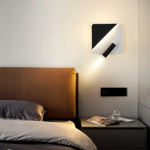 applique-murale-noir-blanc-moderne-mur-lampe-241 Applique Murale | KNEELIND