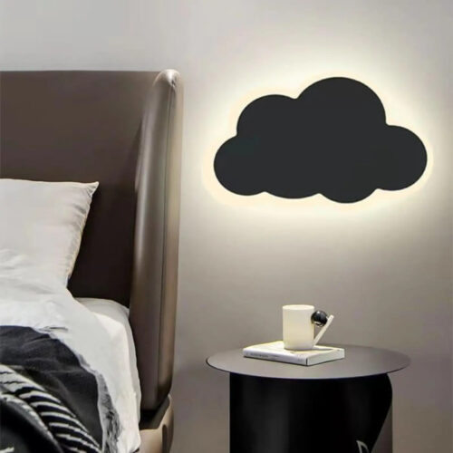applique-murale-nuage-noir-forme-mur-lampe-chaud-621 Applique Murale | NUAGE