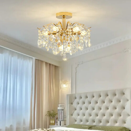 plafonnier-dore-cristal-style-classique-interieur-chic-lor-lumiere-847 Luminaire Plafonnier | LUTRI