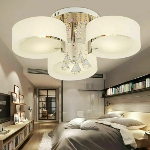 plafonnier-led-blanc-orne-cristal-lumiere-plafond-blanche-moderne-616 Luminaire Plafonnier | LASTI