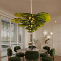 suspension-design-contemporaine-verre-artistique-lustre-moderne-120 Suspension Luminaire | MARBERTE