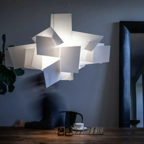 suspension-design-geometrique-panneaux-superposes-geometrique-blanc-231 Suspension Luminaire | GIOR