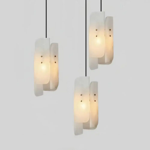 suspension-design-marbre-blanc-cuivre-style-elegant-lampes-suspendues-340 Suspension Luminaire | DAIJEPY