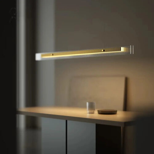 suspension-led-horizontale-verre-strie-style-contemporain-luminaire-688 Suspension Luminaire | LALAH