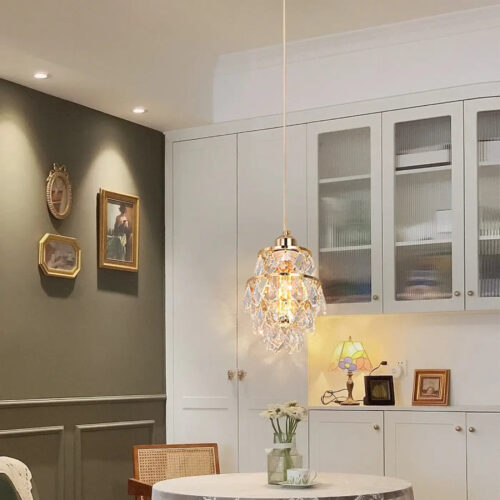 suspension-luminaire-cristal-forme-geometrique-delicat-lustre-aux-962 Suspension Luminaire | TRIQUE