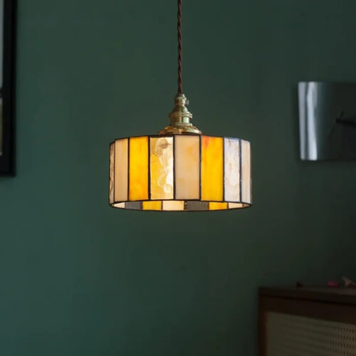 suspension-luminaire-eclectique-verre-colore-cuivre-lampe-pendentif-950 Suspension Luminaire | TYLISE