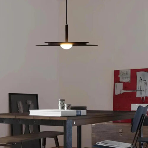 suspension-luminaire-moderne-disque-plat-design-minimaliste-style-389 Suspension Luminaire | DISCS