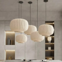 suspension-luminaire-moderne-tissu-blanc-plisse-elegant-cinq-casse-172 Suspension Luminaire | GESPLI