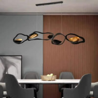 suspension-luminaire-noir-dore-inspire-science-fiction-moderne-lor-241 Suspension Luminaire | FOCI