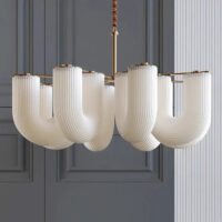 suspension-luminaire-verre-blanc-sculptural-style-contemporain-416 Suspension Luminaire | BLETUR