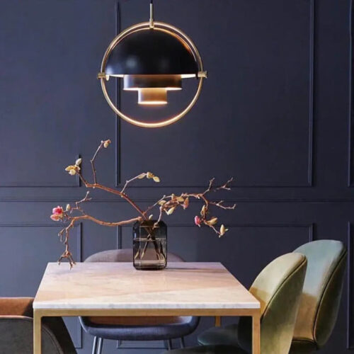 suspension-spherique-metal-chrome-style-industriel-moderne-cuisine-213 Suspension Luminaire | DASI