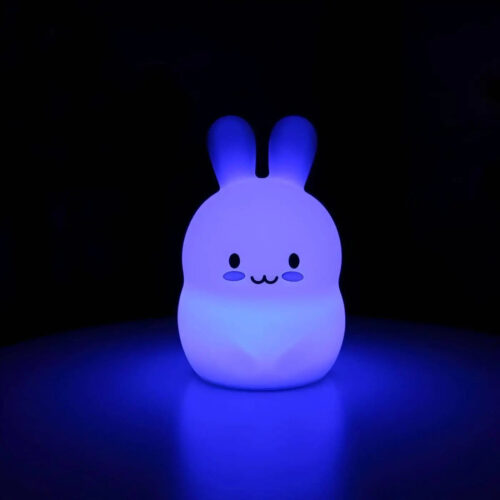 veilleuse-melky-lampe-led-enfant-ambiance-forme-lapin-bleu-346 Veilleuse | MELKO