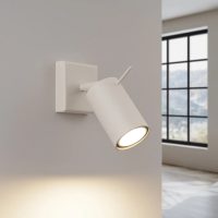 applique-murale-beige-spot-orientable-style-moderne-projecteur-mural-542 Applique Murale | RING (Beige)
