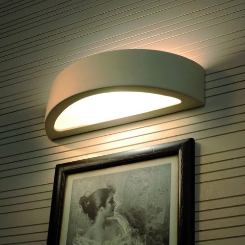 applique-murale-blanche-courbe-design-eclairage-led-demi-circulaire-549 Applique Murale | ATINA 20 (En Céramique)