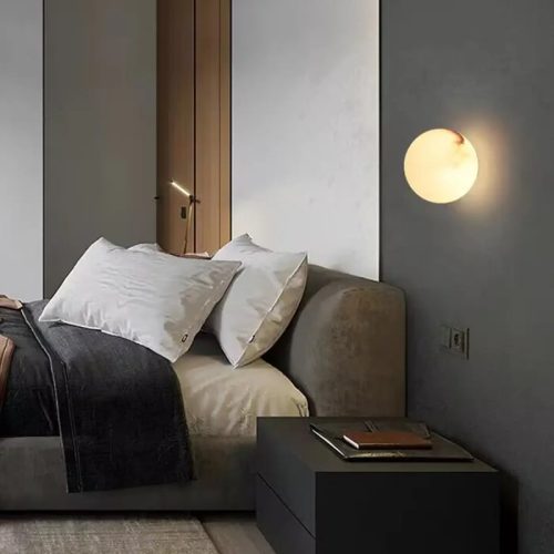 applique-murale-design-albatre-halo-lumineux-apaisant-circulaire-383 Applique Murale | KOSTO
