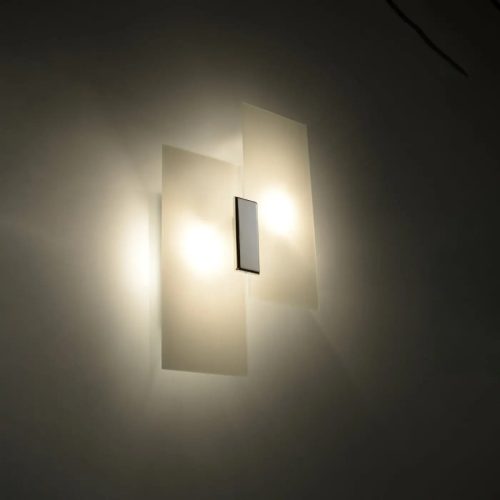 applique-murale-moderne-double-verre-blanc-design-rectangulaire-206 Applique Murale | FABIANU
