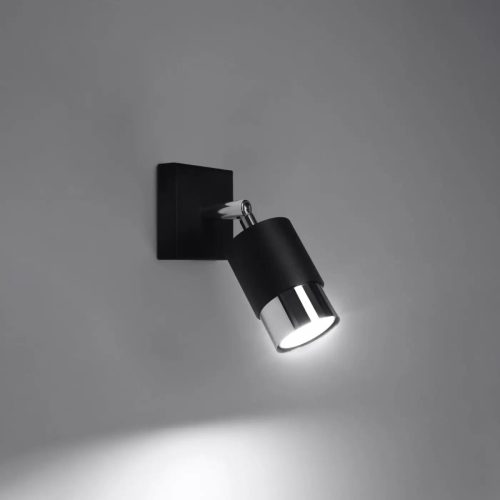 Applique Murale | NERO (Noir/Chrome)