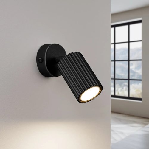 Applique Murale Avec Interrupteur | KARVON (Noir)