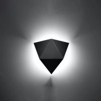 applique-murale-noire-metal-style-geometrique-geometrique-motif-742 Applique Murale | SOLIDO (Noir)
