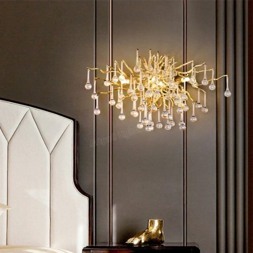 applique-murale-raffinee-branches-dorees-pampilles-cristal-lustre-408 Applique Murale | GUTTY