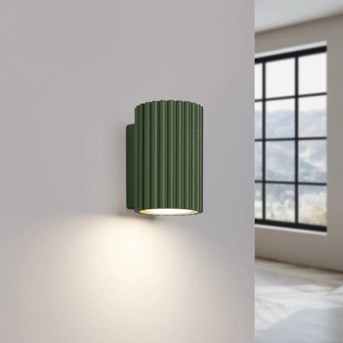 applique-murale-vert-olive-cylindrique-lumiere-elegante-121 Applique Murale | KARVON 10 (Vert Olive)