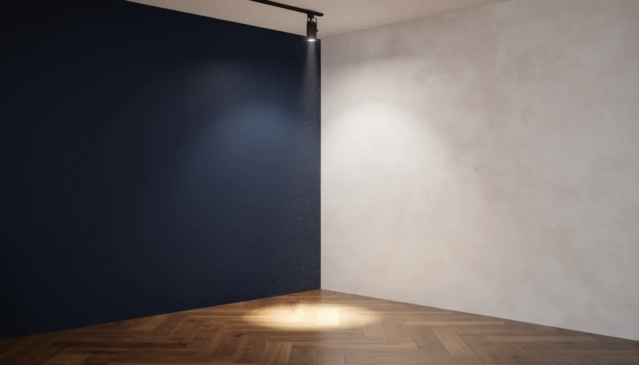 Coin pièce mur foncé vs mur clair