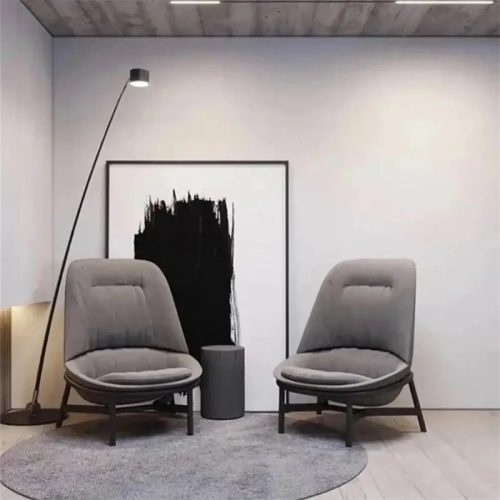 lampadaire-design-courbe-tete-orientable-eclairage-raffine-fauteuils-447 Lampadaire | NARIS