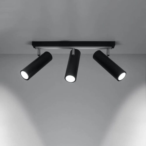 Luminaire Plafonnier | DIREZIONA 3 (Noir)