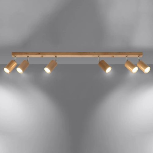 luminaire-plafonnier-bois-naturel-6-spots-modernes-lumiere-363 Luminaire Plafonnier | BERD 6 (Bois Naturel)