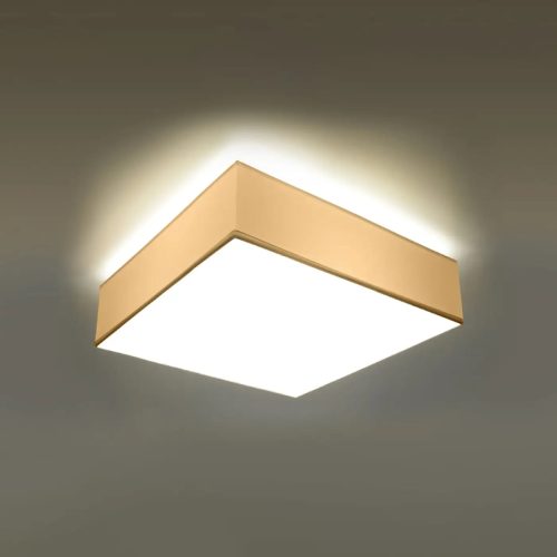luminaire-plafonnier-carre-blanche-aux-lignes-modernes-epurees-486 Luminaire Plafonnier | HORUZ 55 (Blanc)
