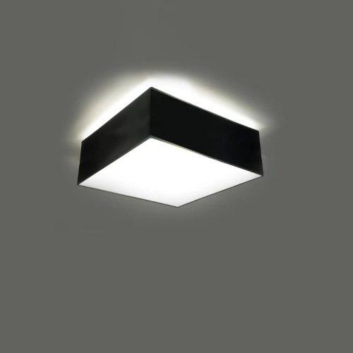 luminaire-plafonnier-carre-noir-design-moderne-lumineux-rectangulaire-751 Luminaire Plafonnier | HORUZ (Noir)