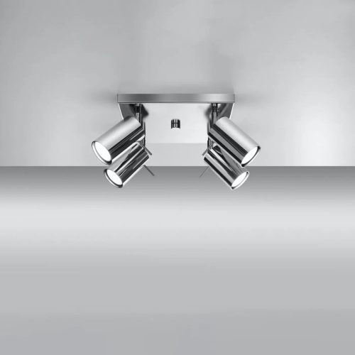 Luminaire Plafonnier | RING 4 (Chromé)