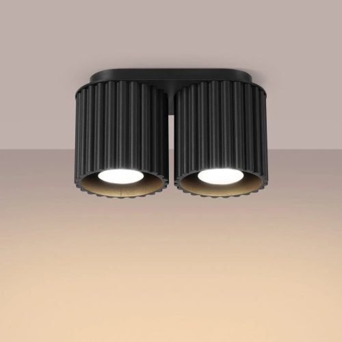 Luminaire Plafonnier | AURA 2 (Noir)