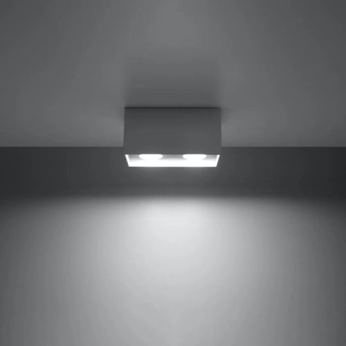 Luminaire Plafonnier | QUAD (Gris)