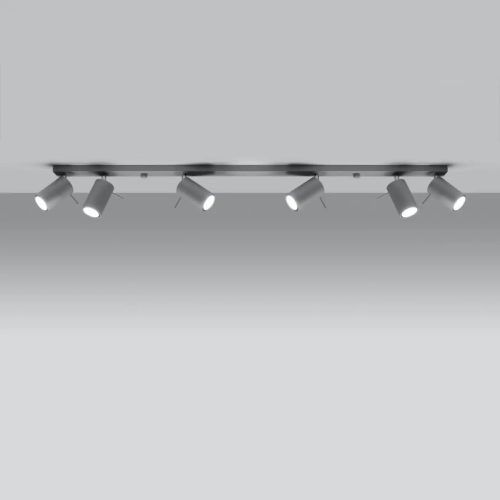 Luminaire Plafonnier | RING 6L (Gris)