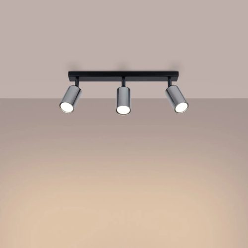 Luminaire Plafonnier | WYNX 3 (Noir/Chrome)