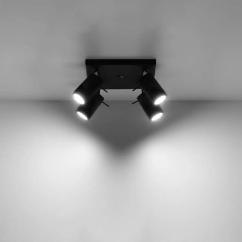 Luminaire Plafonnier | RING 4 (Noir)