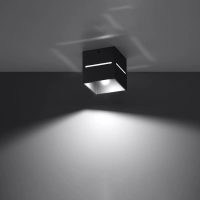 luminaire-plafonnier-noir-cubique-design-moderne-carre-elegant-364 Luminaire Plafonnier | LOBA (Noir)