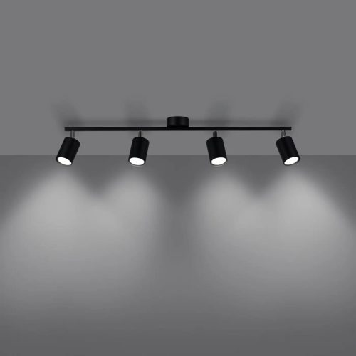 Luminaire Plafonnier | LEMNI 4L (Noir)