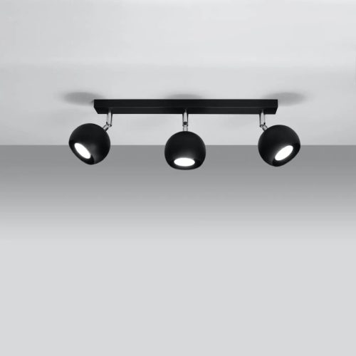 Luminaire Plafonnier | OCULARI 3 (Noir)