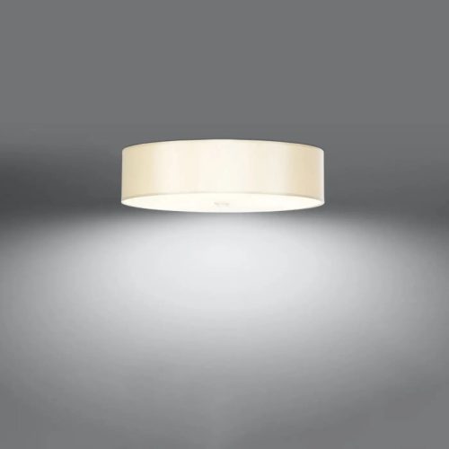 luminaire-plafonnier-rond-blanc-style-contemporain-chic-cylindrique-665 Luminaire Plafonnier | SKALO 50 (Blanc)