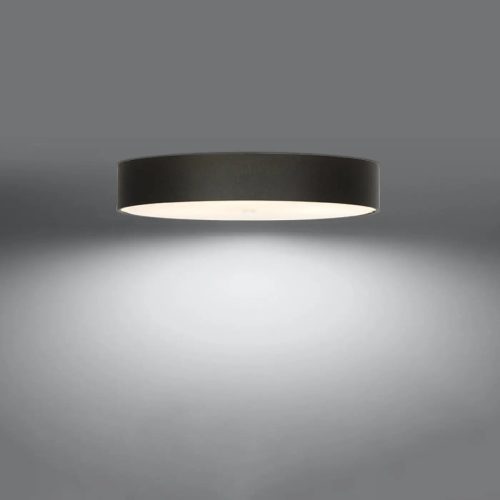 luminaire-plafonnier-rond-noir-eclairage-doux-elegant-circulaire-794 Luminaire Plafonnier | SKALO 80 (Noir)