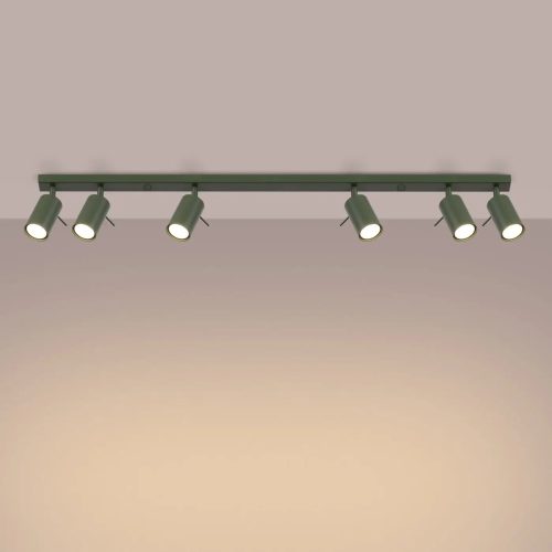 Luminaire Plafonnier | RING 6L (Vert Olive)