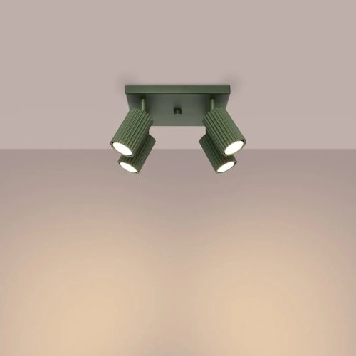 Luminaire Plafonnier | KARVON 4 (Vert Olive)